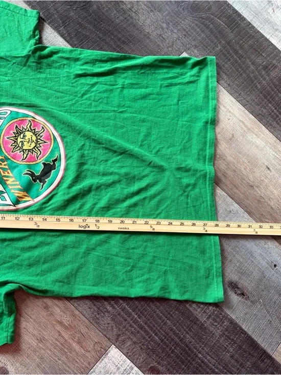Edgefield Winery Graphic Tee Green Rabbit Sun Logo T Shirt XL - Picture 5 of 5